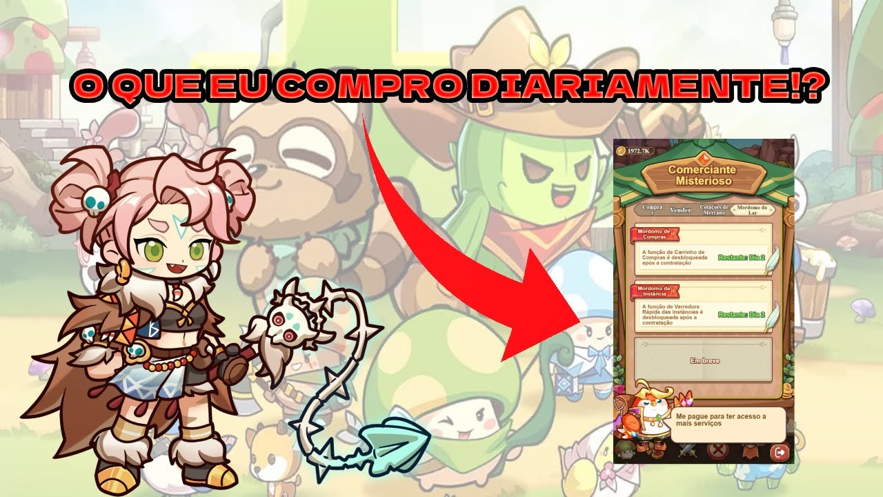 O QUE EU COMPRO DIARIAMENTE NO COMERCIANTE!?