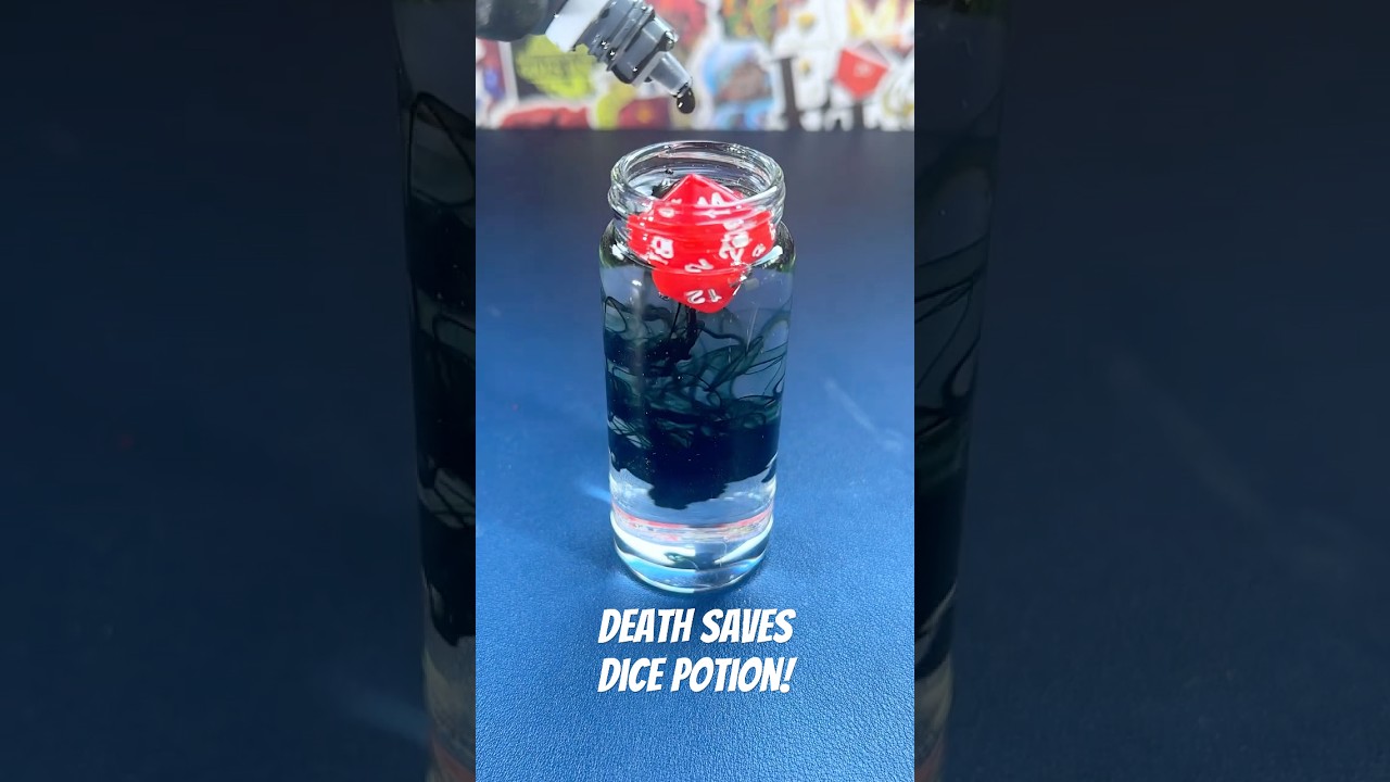Need to roll Death Saves in #dnd? Use our magical dice potion!