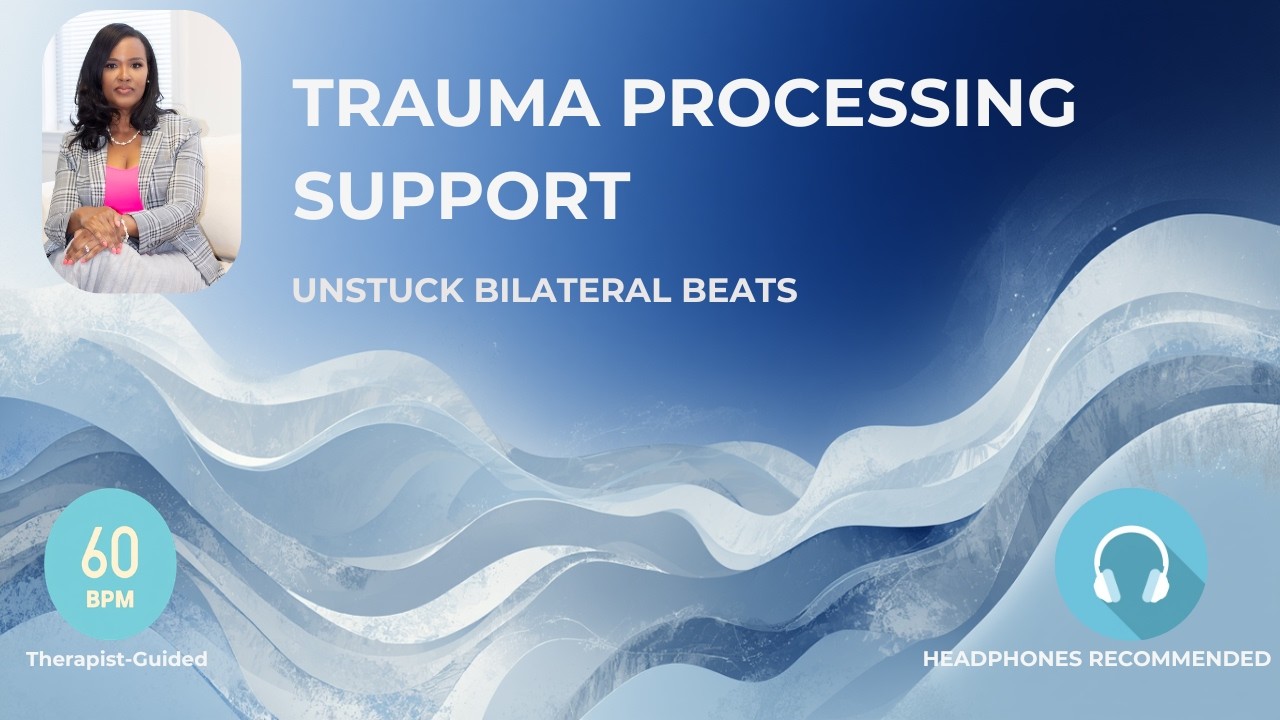 When You Need Time to Process | Trauma Support Bilateral Beats | 60 BPM | Unstuck Bilateral Beats