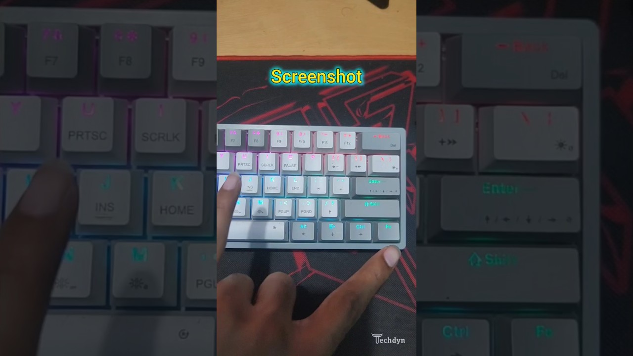 Screenshot capture on windows #tricks #keyboard #shorts