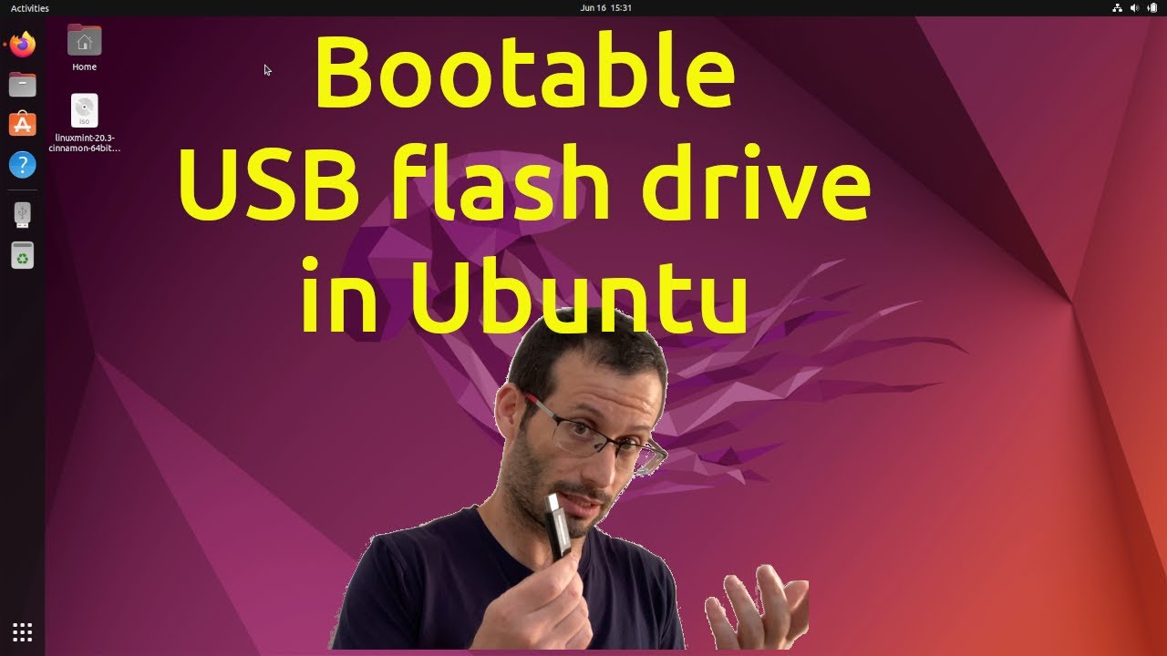 Как создать загрузочную флешку в Ubuntu 22.04