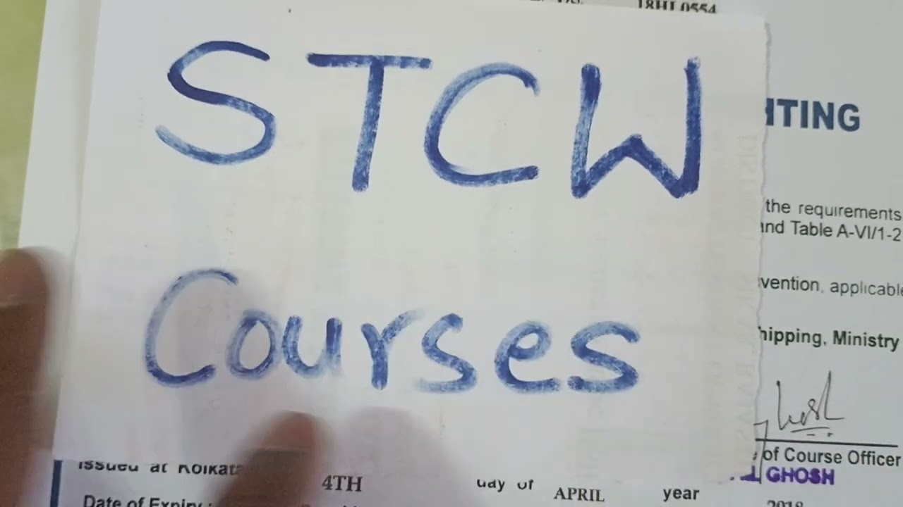 STCW courses - PST, PSSR, EFA, FPFF, STSDSD