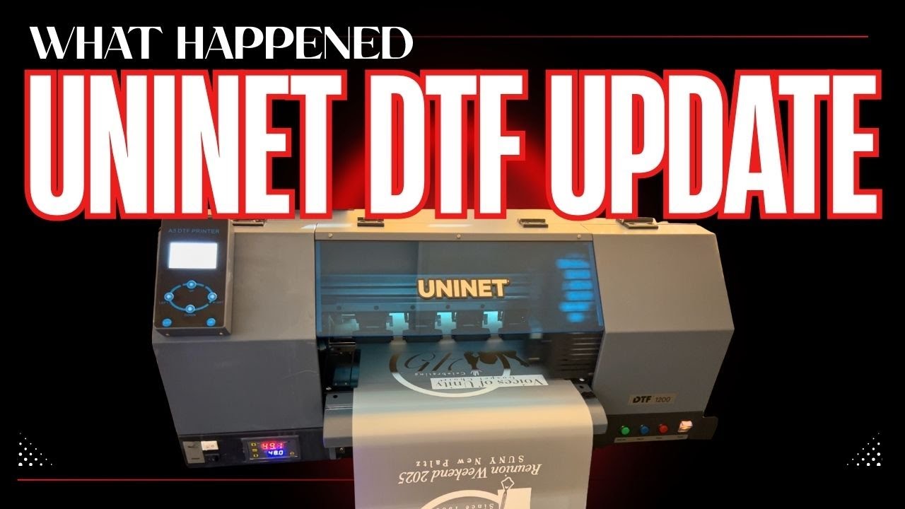 Что случилось с моим 13-дюймовым принтером Uninet DTF? | Смог ли я заставить его работать как сле...