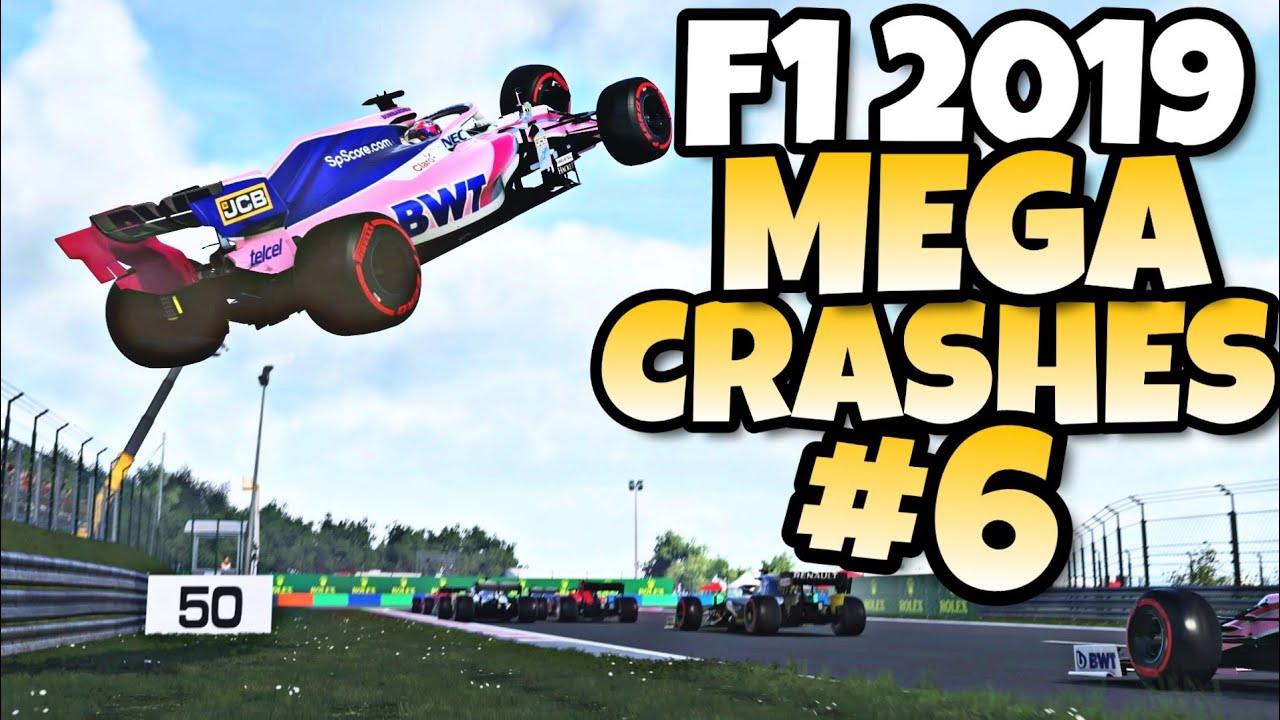 F1 2019 MEGA CRASHES #6