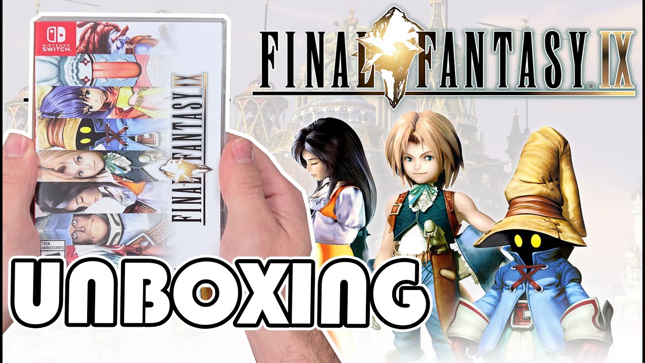 Распаковка Final Fantasy IX (Nintendo Switch)