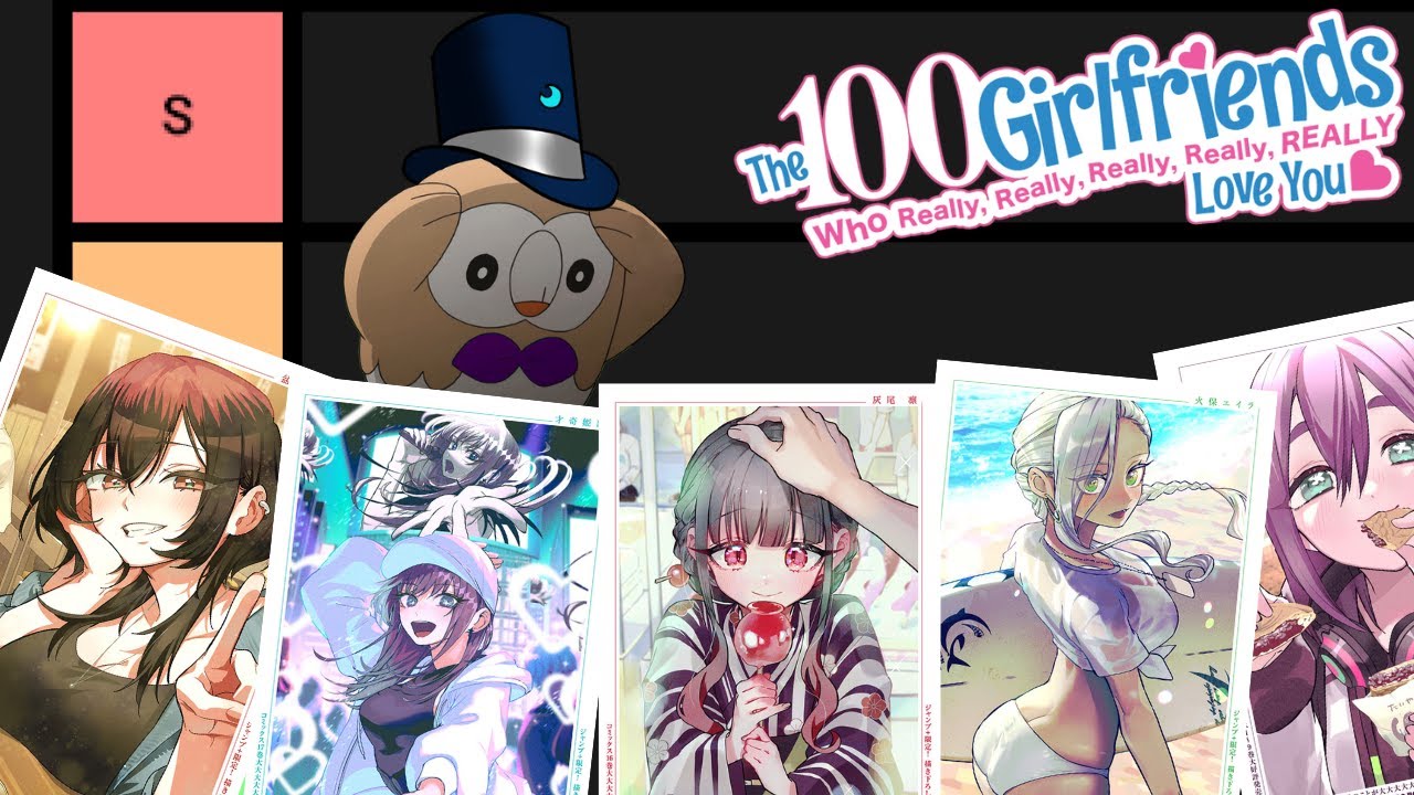 Why I Don't Like Most of the 100 Girlfriends Character Art Portraits - Tierlist Video