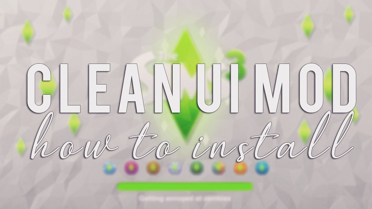 Я ОДЕРЖИМ!//МОД ЧИСТОГО ИНТЕРФЕЙСА (КАК УСТАНОВИТЬ)/THE SIMS 3
