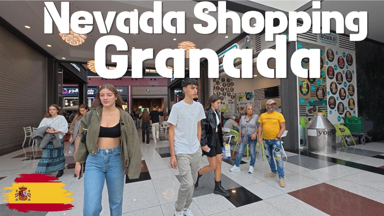 Exploring the Best Mall in Granada: Nevada Shopping | Shops, Cafes & Ambient Sounds | 4K Full Tour