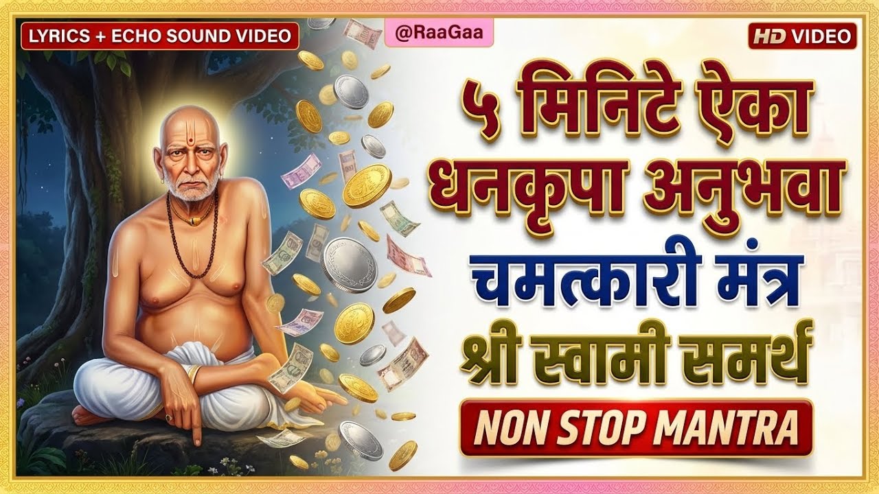 धन समृद्धीसाठी स्वामी समर्थ कृपा मंत्र | Swami Samarth Dhan Samruddhi Mantra | NON-STOP | Female