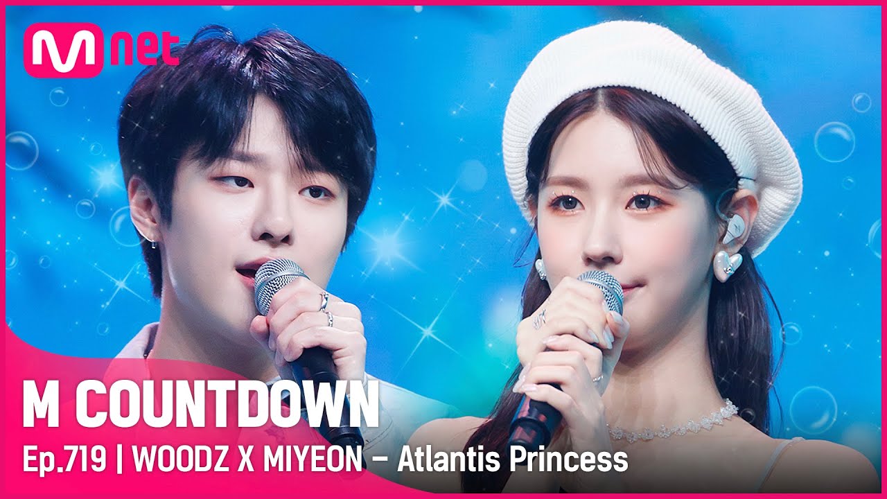 [WOODZ X MIYEON - Atlantis Princess] Summer Special Stage |  #엠카운트다운 EP.719 | Mnet 210729 방송