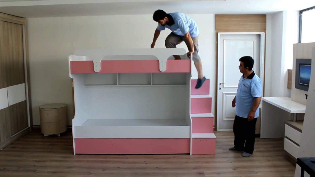 Mobpazar Genç Odası Yavrulu 3'Lü Ranza Kurulum Videosu