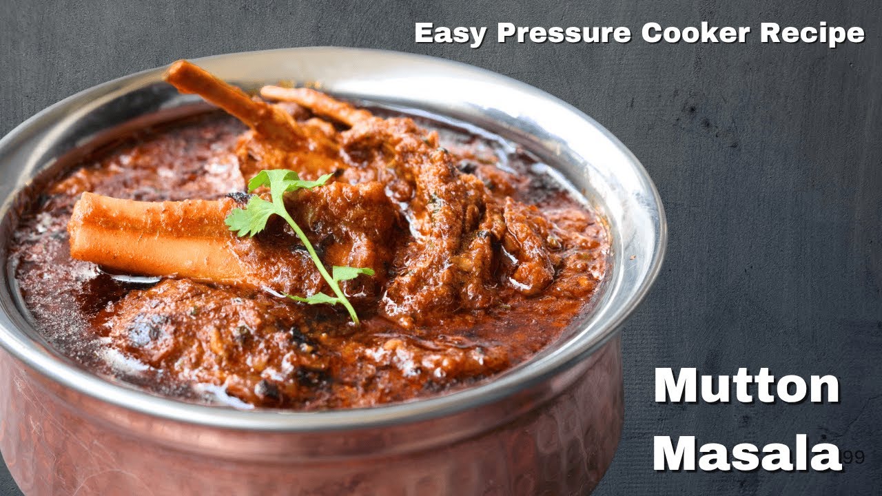 Mutton Masala Recipe | Easy Pressure Cooker Mutton Curry | Restaurant Style by Chef Ashish Kumar