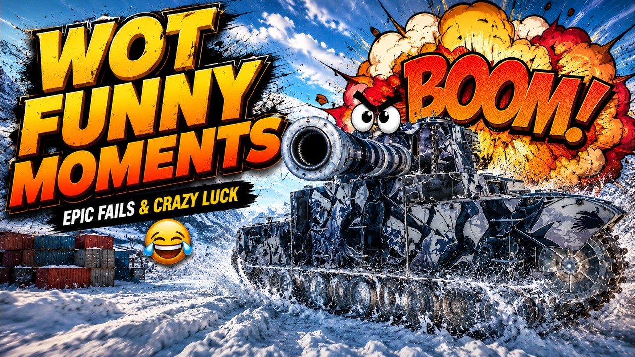 Wot Funny Moments 😂💥 Epic Fails & Crazy Luck