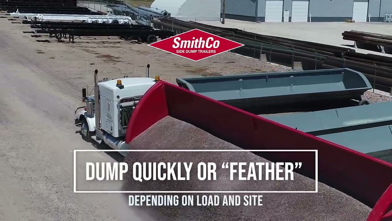 How to Windrow with a Side Dump Trailer