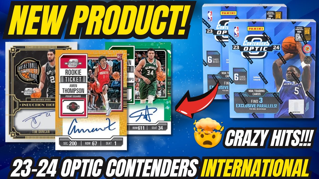 AMAZING HITS🔥 The NEW 2023/24 Panini Contenders Optic International - 2x Box Review