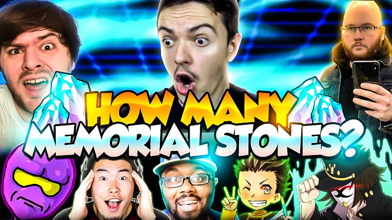 HOW MANY MEMORIAL DRAGON STONES DID THE YOUTUBERS GET? | Dragon Ball Z Dokkan Battle