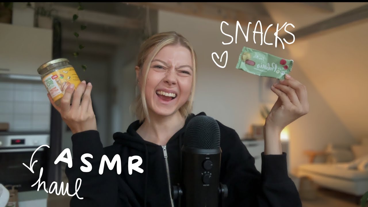 ASMR: Snack Empfehlungen | Whispered Haul & Tingly Sounds (german)