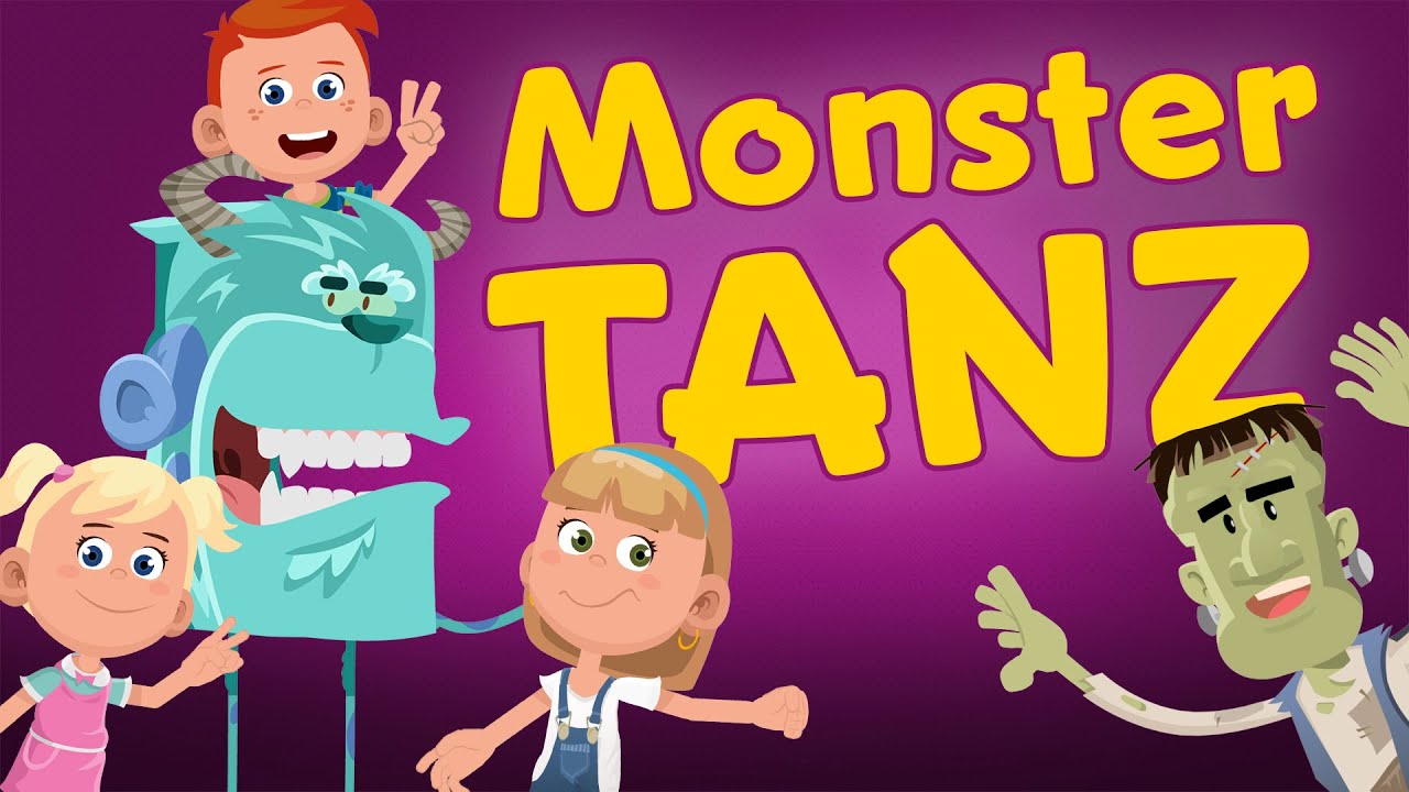Monstertanz 👀 Kinder tanzen • Kinderlieder Kindergarten | Piano Papa Kindermusik Party Monster Lied