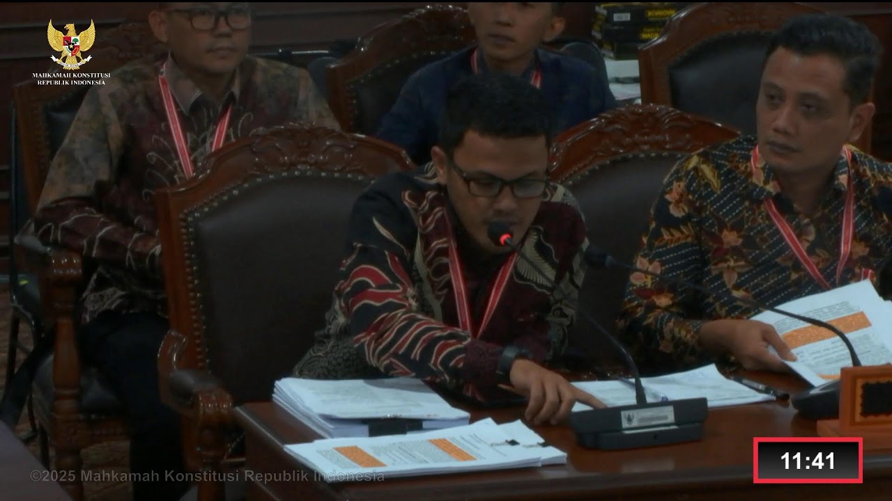 (Panel III) Sidang Perkara PHPU Gubernur, Bupati dan Walikota, Selasa, 20 Mei 2025.