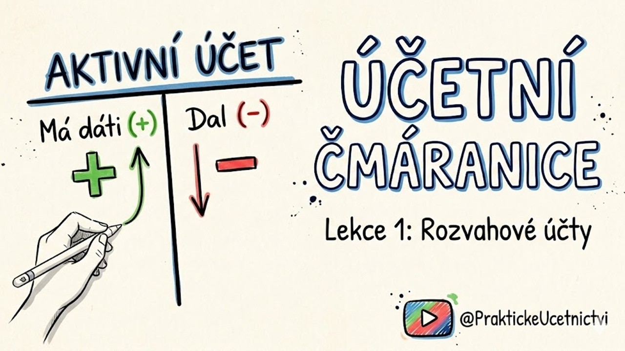 🖍️ ÚČETNÍ ČMÁRANICE ✏️ - Účtování na rozvahových účtech ✅ #praktickeucetnictvi