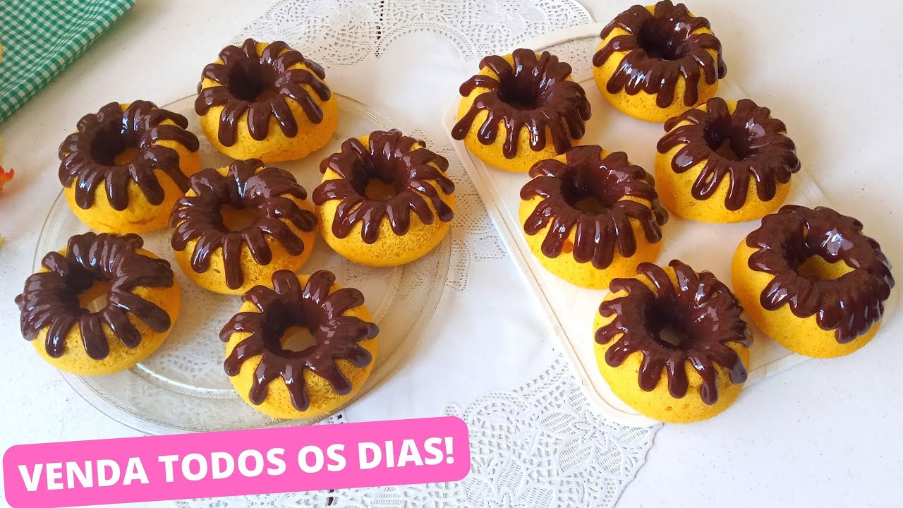 NUNCA MAIS FIQUE SEM DINHEIRO! MINI BOLO DE CENOURA COM COBERTURA PARA VENDER!