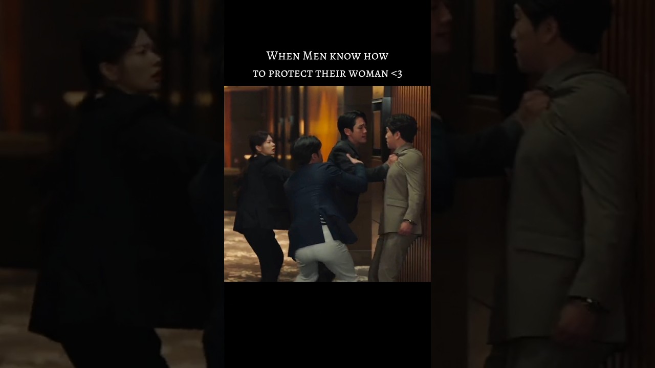 When men know how to protect their woman 💕✨️ 