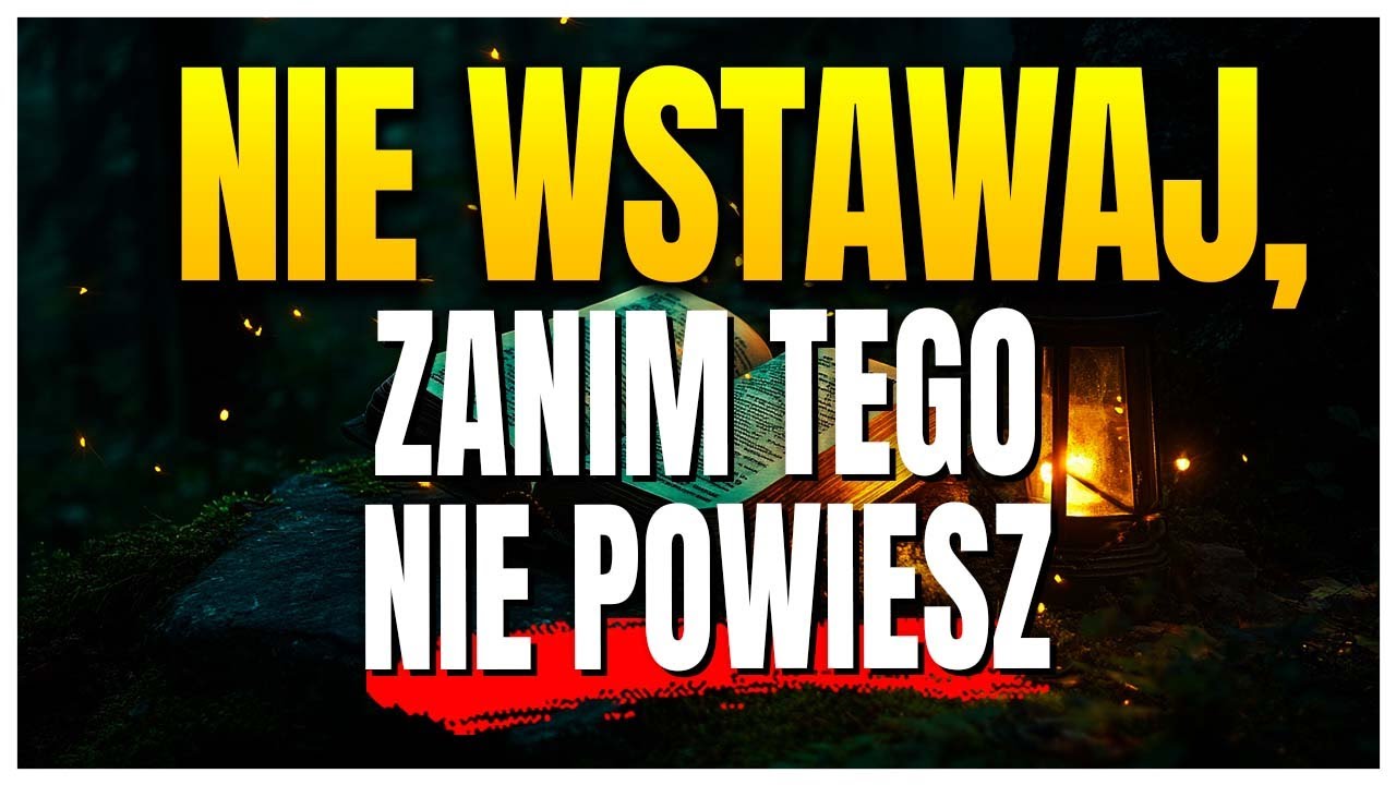 Powiedz TE SIEDEM SŁÓW po przebudzeniu, a dzień stanie się cudem