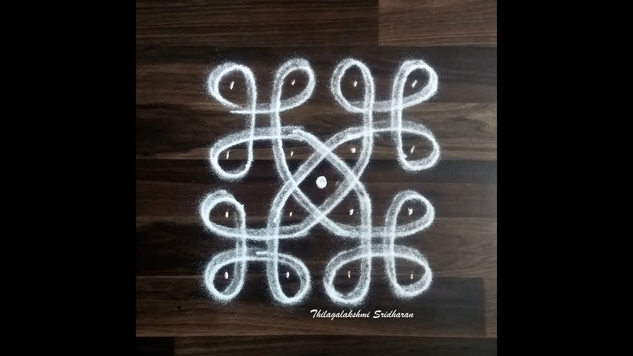 4X4 DOTS SIKKU KOLAMS (SLIDESHOW)
