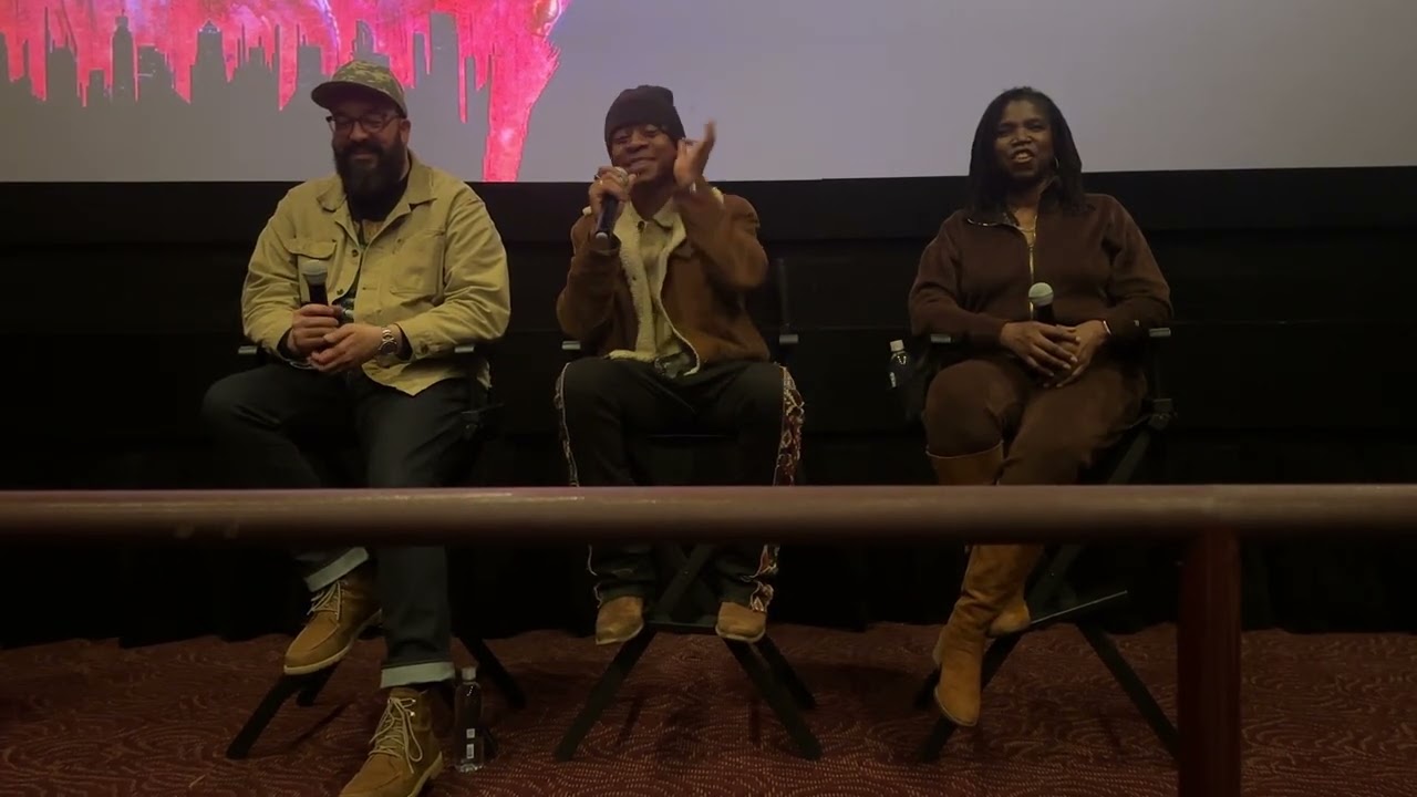 Night Patrol Q&A with Director Ryan Prows, RJ Cyler and Nicki Micheaux at AMC Burbank 1/17/2026.