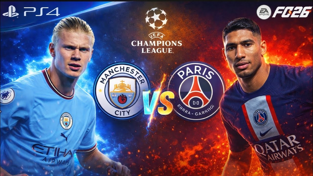 🔥 MANCHESTER CITY 🆚 PSG | UCL NIGHT | PS4 FC 26 🔥