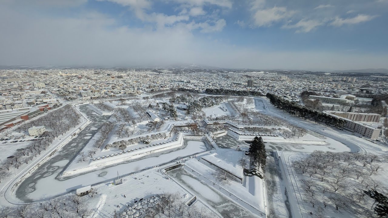 Walk through Goryōkaku Fort in Hakodate