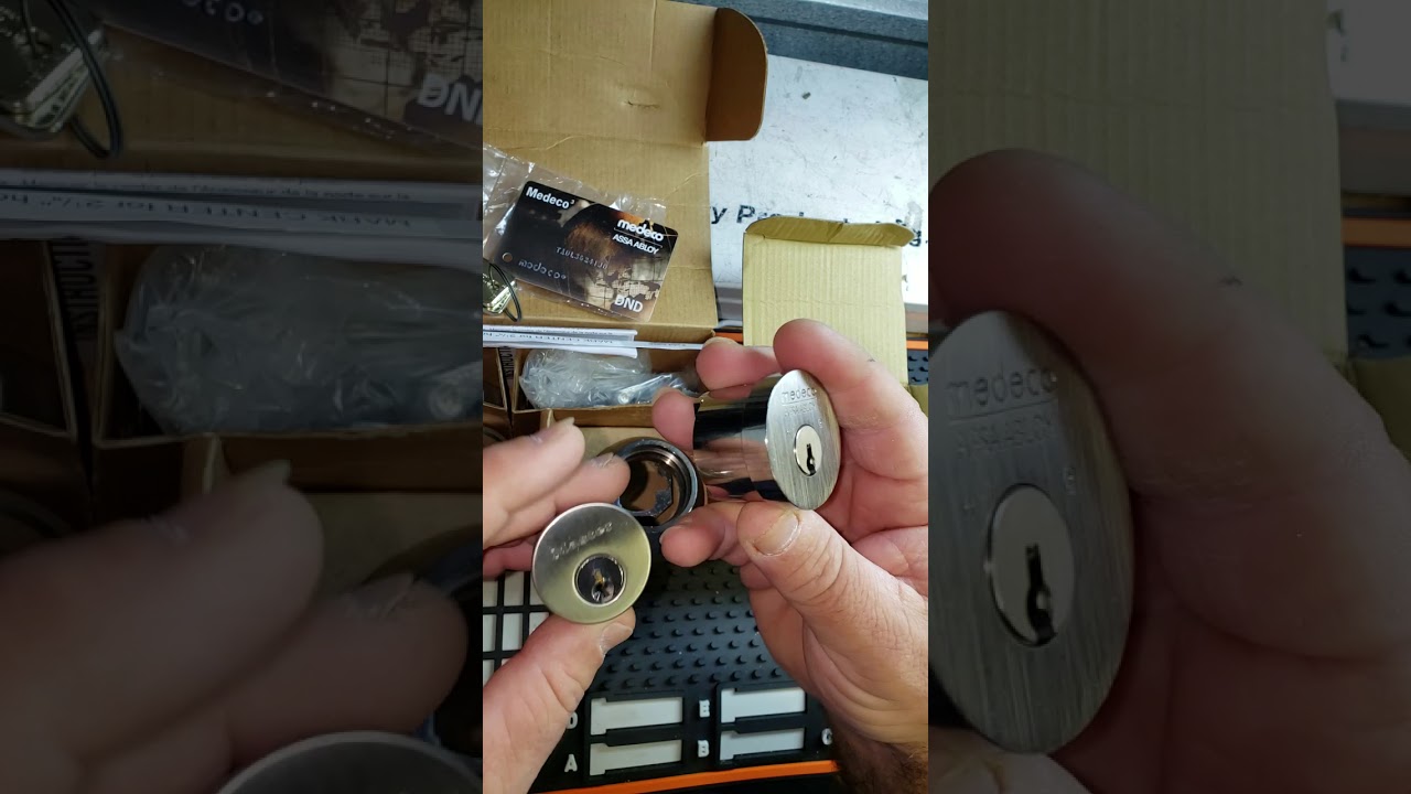 MEDECO ASSA ABLOY SINGLE CYLINDER DEADBOLD COMPARISON  LOCKSMITH EDDY SHIPEK 561-693-8636