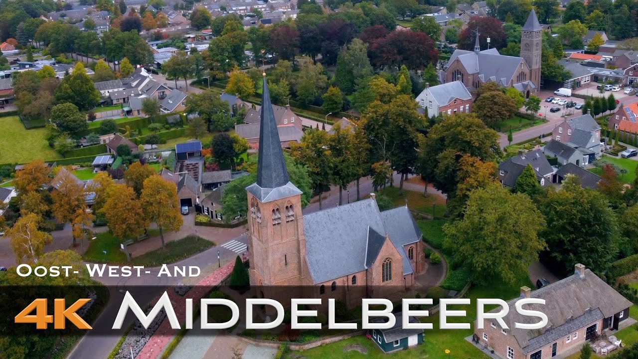 EINDHOVEN MIDDELBEERS 🇳🇱 Drone 4K | Tilburg Holland