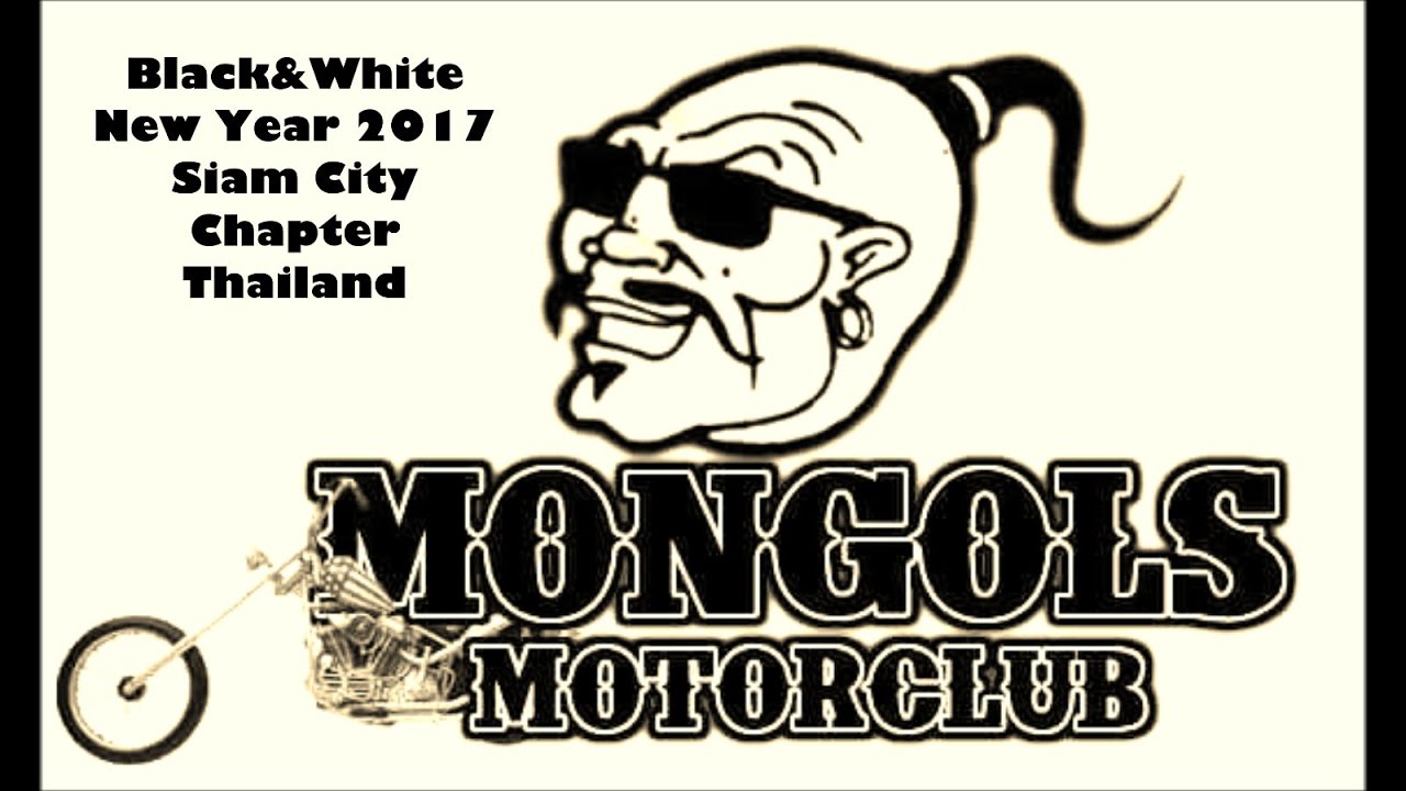 Black & White New Year Party 2017 : Siam City Chapter Mongols MC Thailand