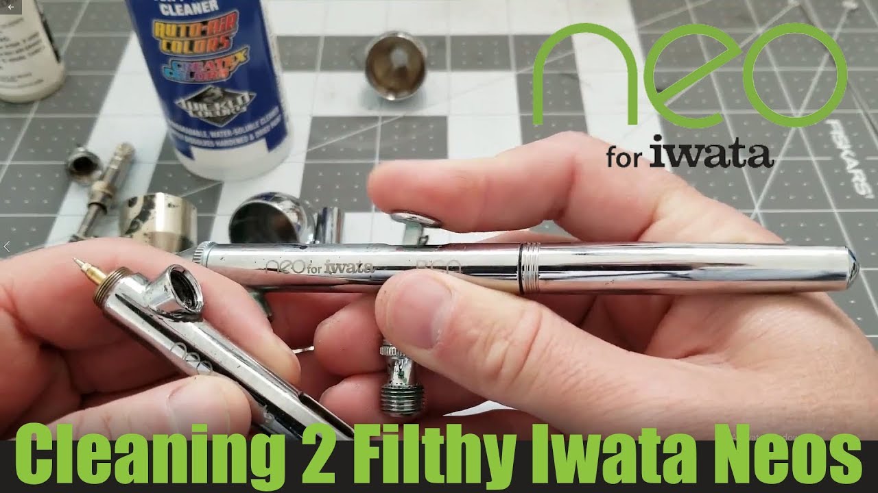 Deep Cleaning Iwata Neo Airbrushes