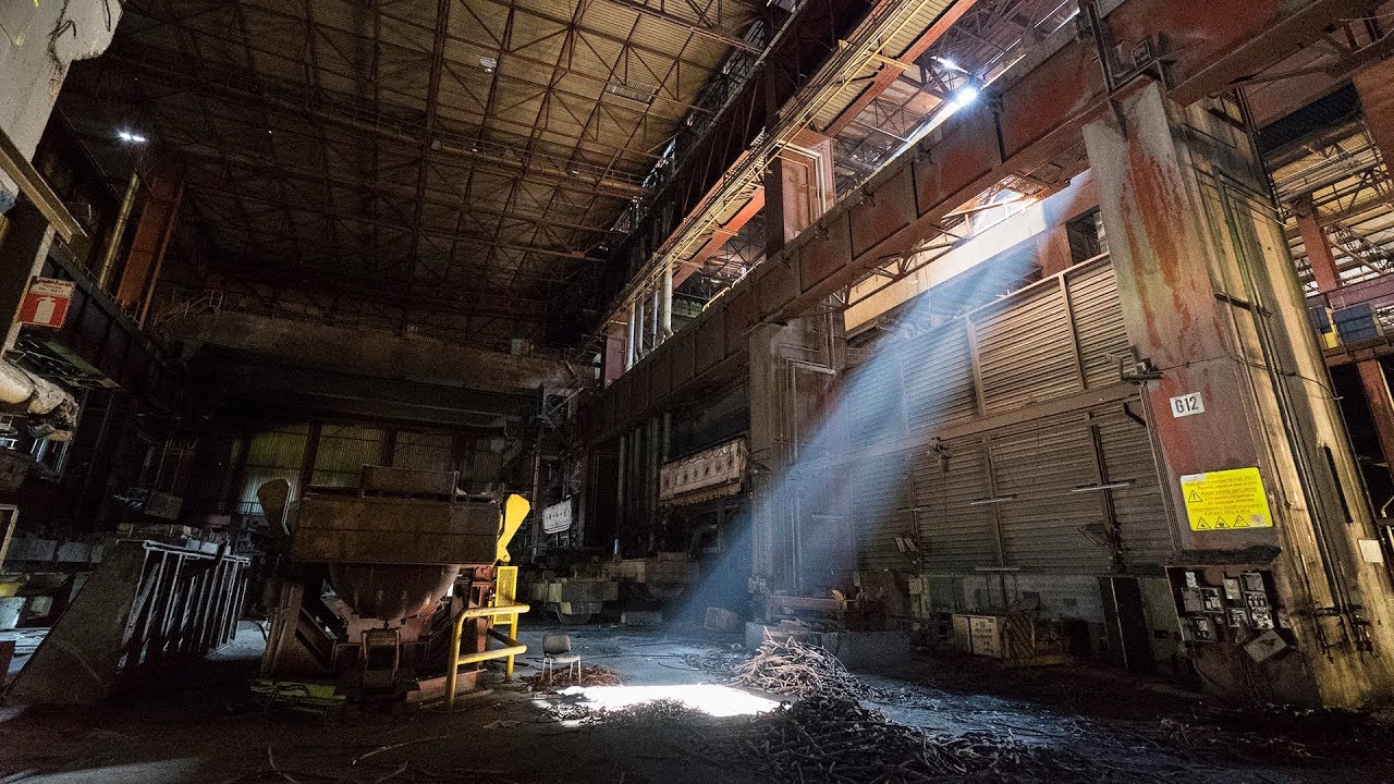 Massive Abandoned Steelworks - Sealed Inside by Security
