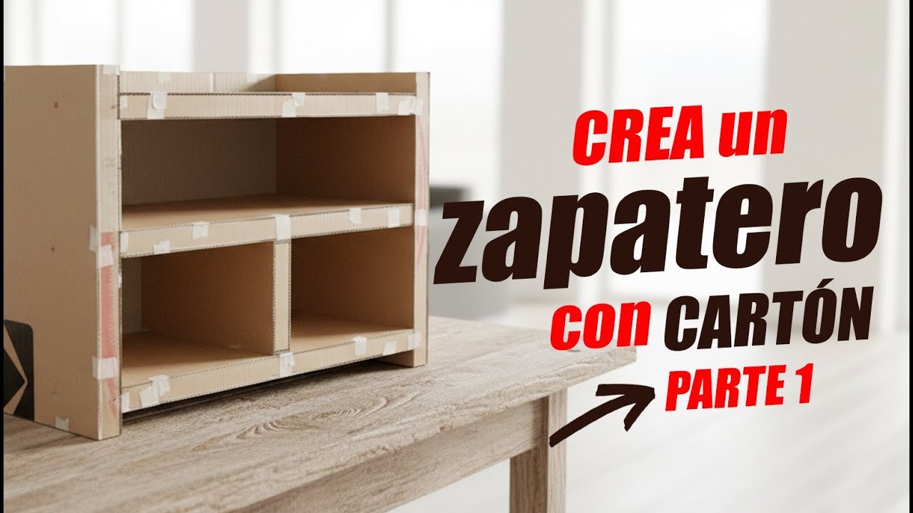 CREA UN ZAPATERO INFANTIL Parte 1: Planifica y Prepara ♻️ DIY con Cartón Reciclado