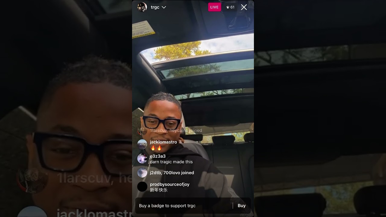 TRGC plays INSANE NEW BEATS on IG LIVE 😈🔥 [1/25]