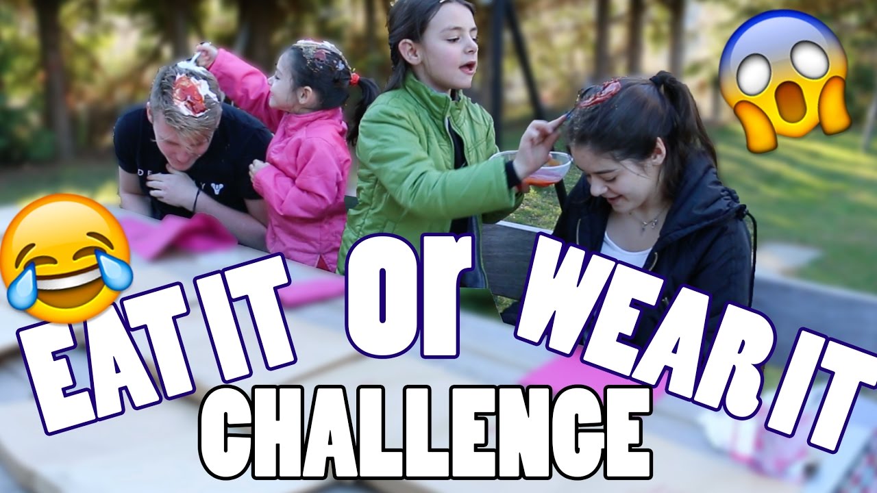 EAT IT or WEAR IT CHALLENGE !