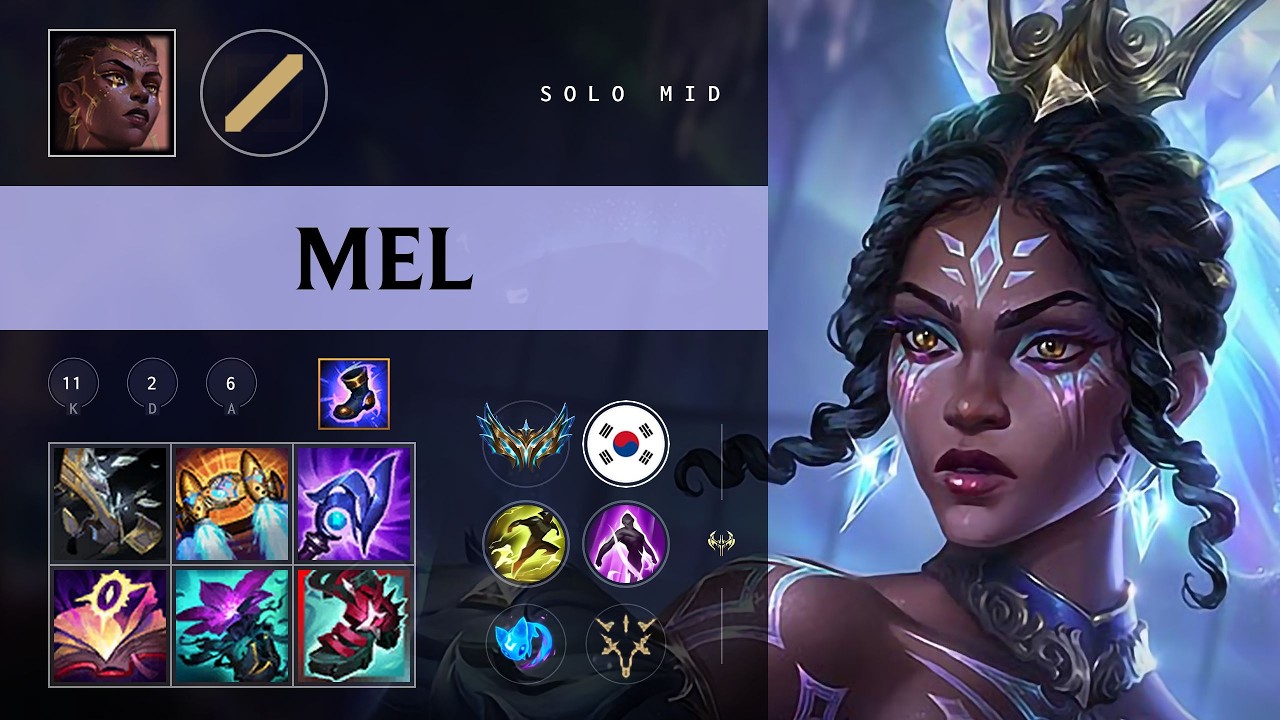 Mel Mid vs Yone - KR Challenger Patch 26.09