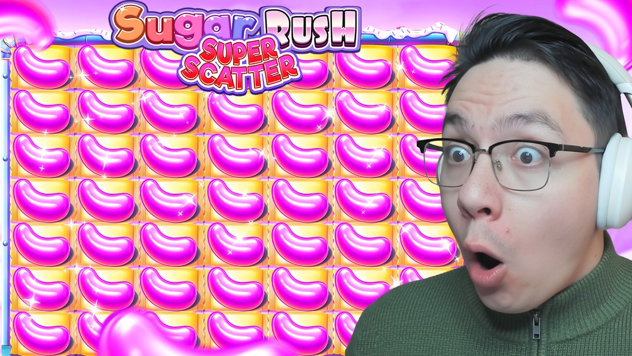 BIGGEST TUMBLE FIELD EVER in SUGAR RUSH SUPER SCATTER