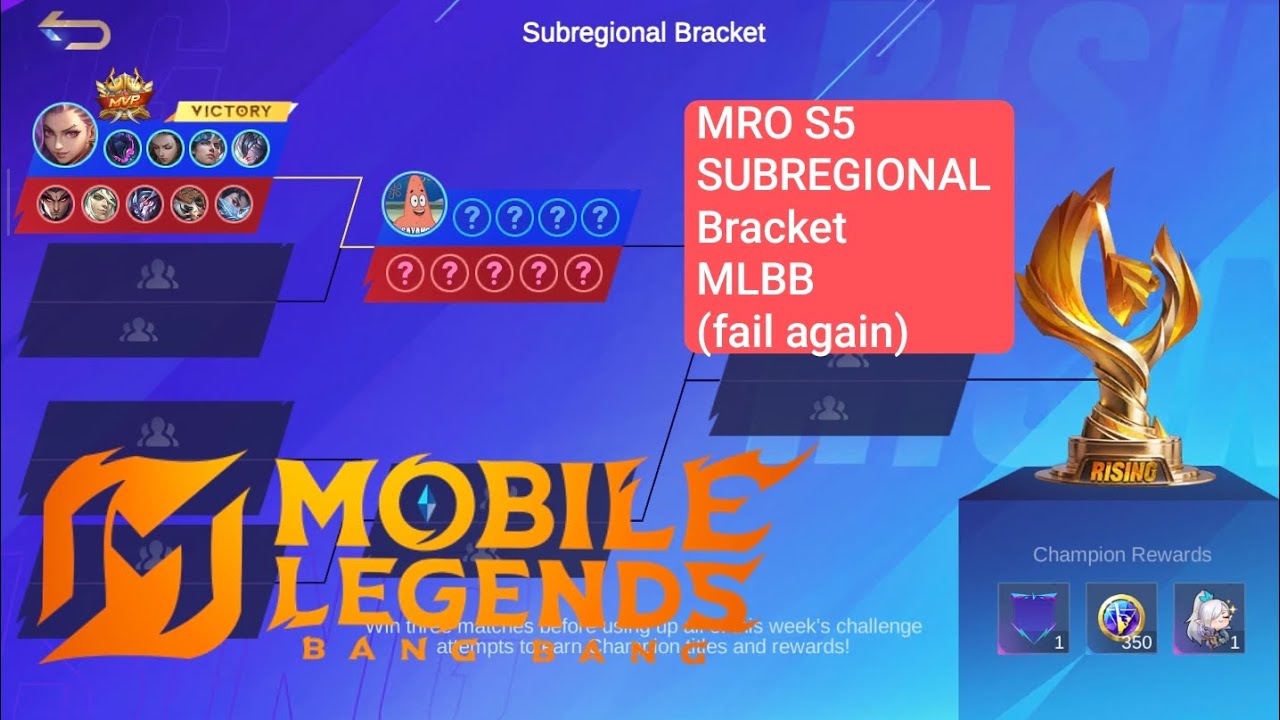 MRO S5 SUBREGIONAL Bracket MLBB (fail again) #mro #mlbb #mlbbrisingopen #mobilelegends