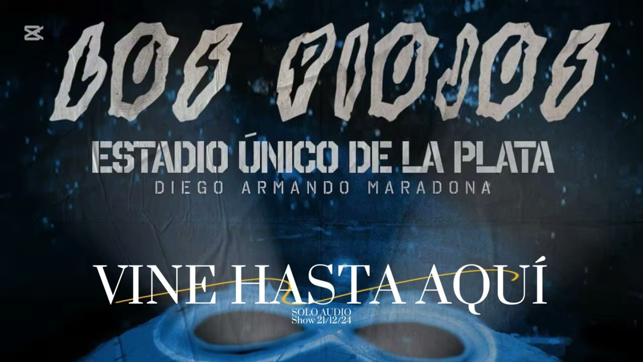 LOS PIOJOS - Vine hasta aquí (Solo audio)- Estadio Único La Plata- 21/12/24