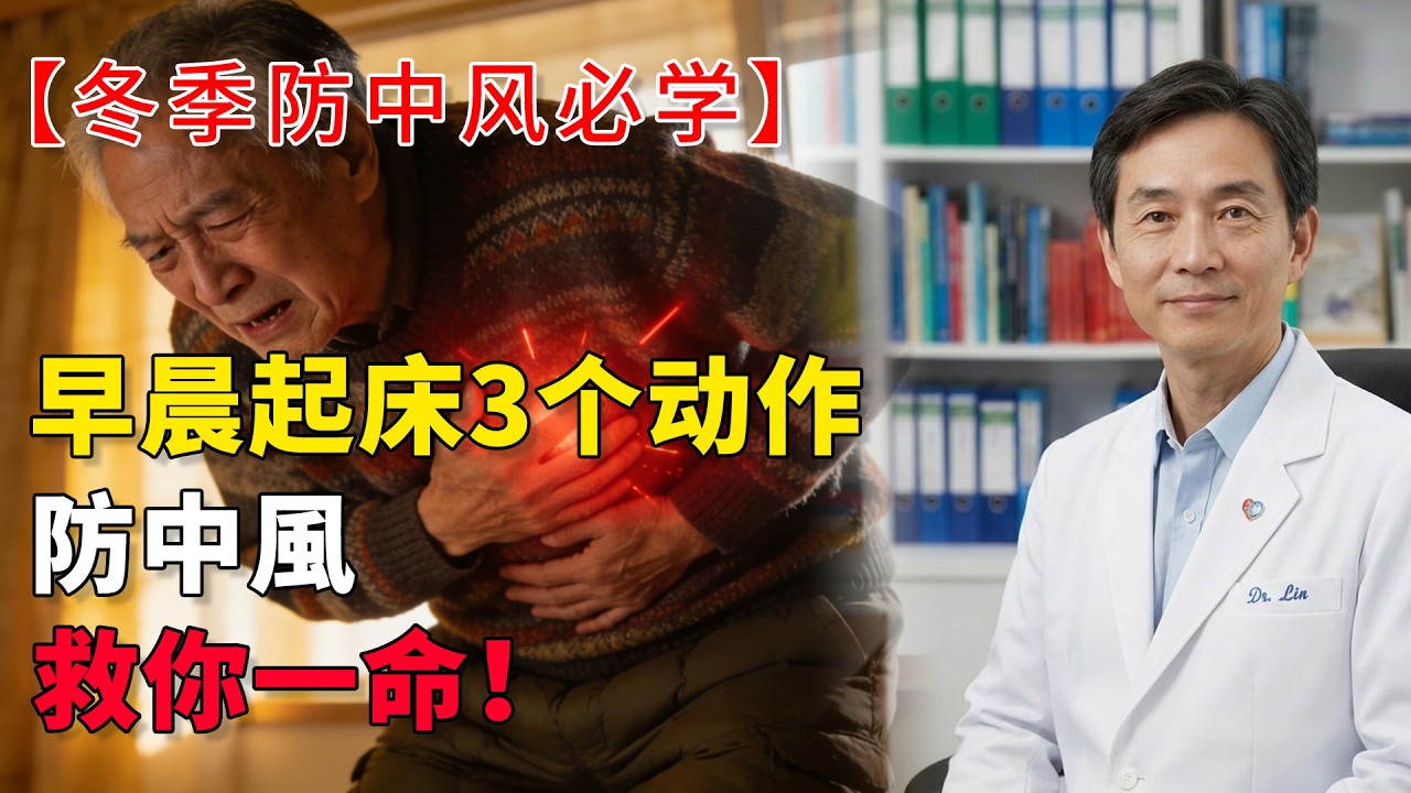 冬天血壓高、起床頭暈？醫師教你「保命3動作」，防中風必學【第一講】#中醫養生#科學養生#血管健康#心腦血管#中老年健康#心梗中風