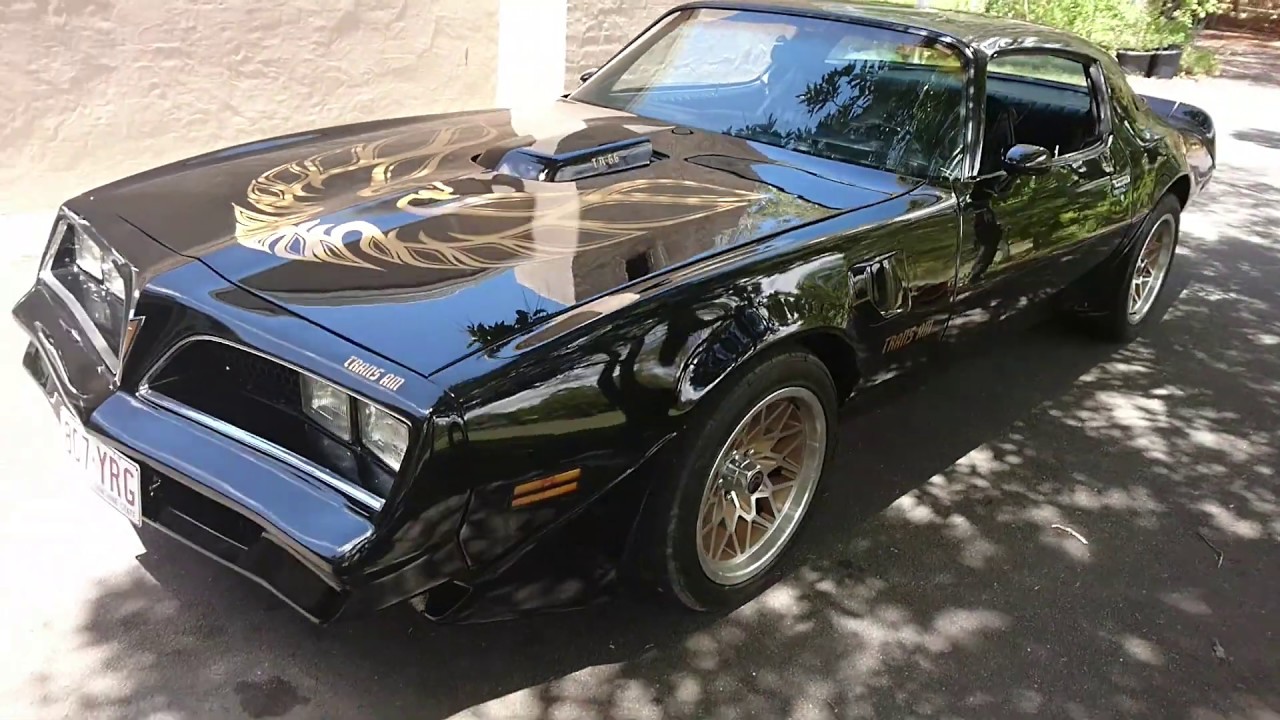 1978 W72 WS6 Trans Am Black + Gold 4 Speed