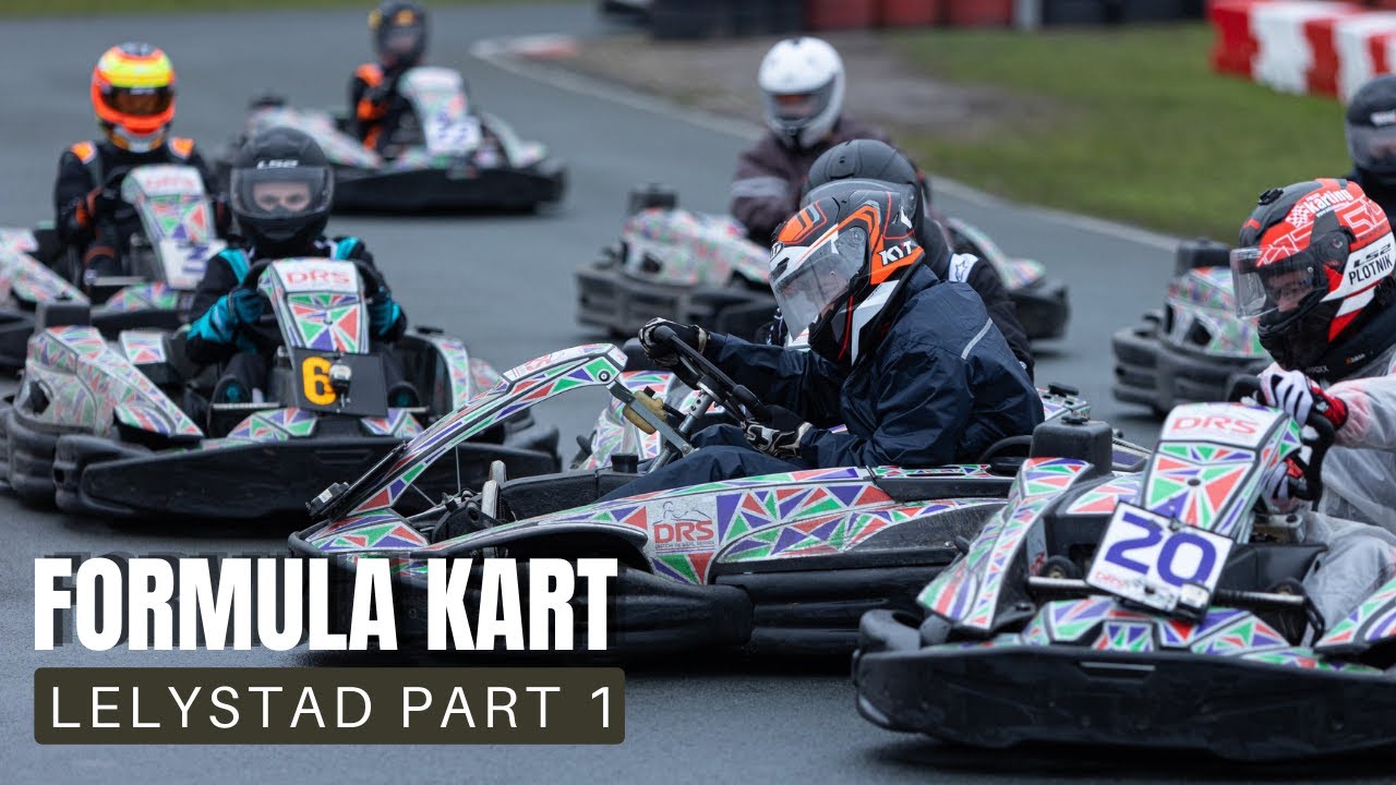 Our first WET RACE in Karts  - Formula Karting Lelystad