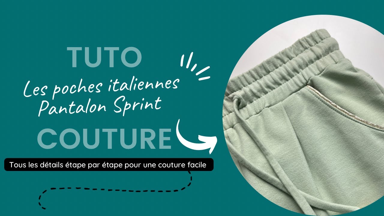 Tuto couture : Les poches italiennes du pantalon SPRINT