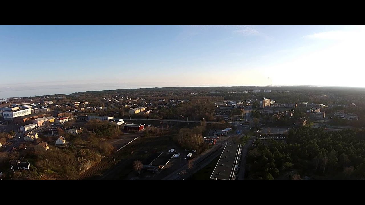 Dji Phantom 2 Vision Plus - Över Oskarshamn och Hamnen