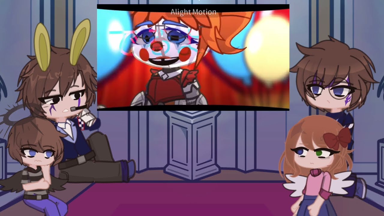 // Stereotypical Aftons React To Their Originals // Part 1: Elizabeth Afton // FNAF GL2 //