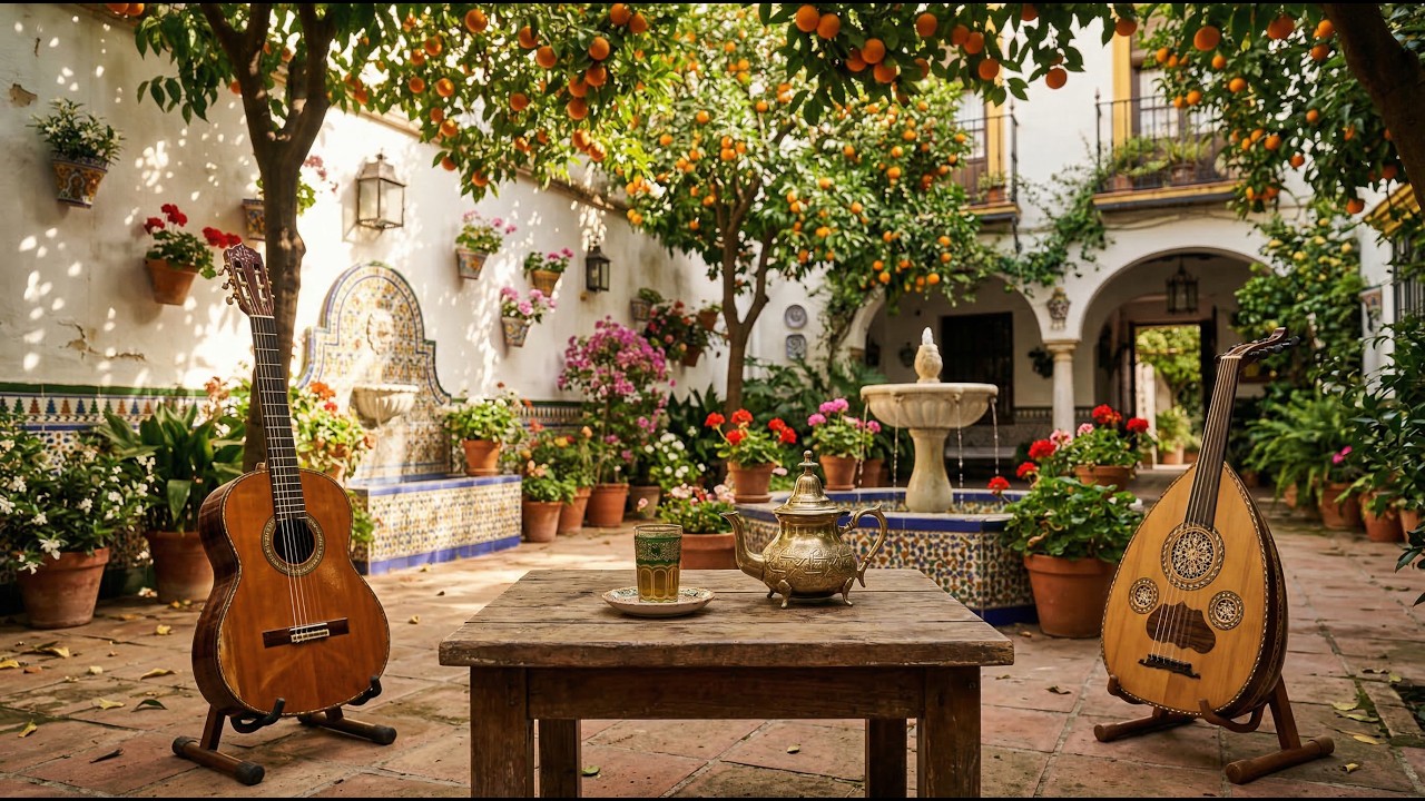 Songs of the Seville Orange Garden | Calm Oud & Flamenco